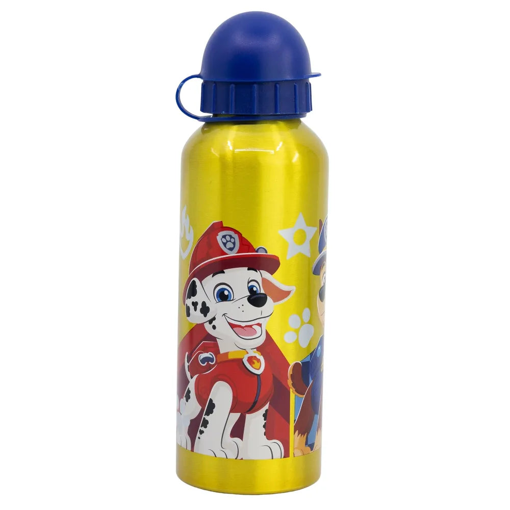 Paw Patrol Chase Rubble 2 tlg Kinder Set Brotdose Alu Trinkflasche 530 ml - WS-Trend.de