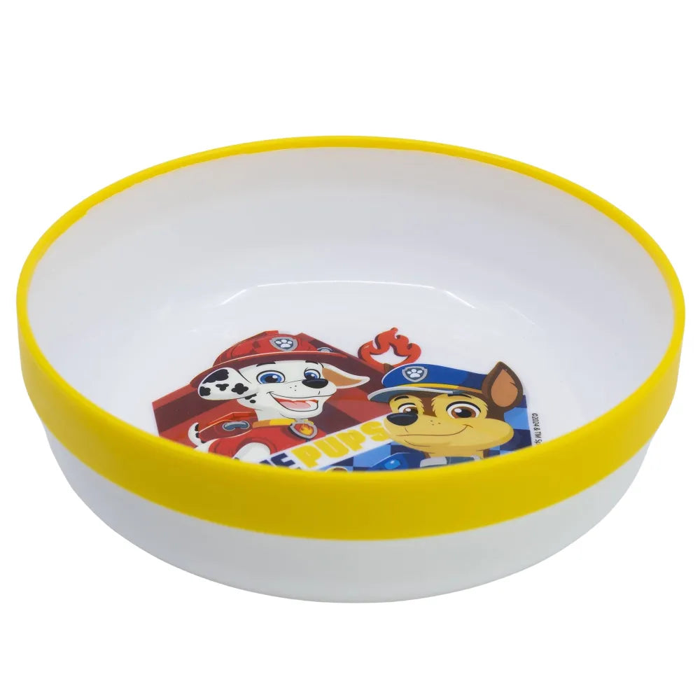 Paw Patrol Chase Rubble Kinder Geschirr-Set 3 teilig Becher Teller Schüssel - WS-Trend.de