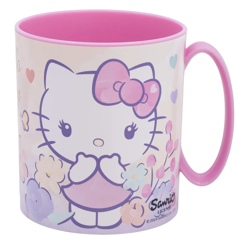 Hello Kitty 2 tlg. Lunch Set Brotdose mit 3 Kammern Trinkbecher 350 ml - WS-Trend.de