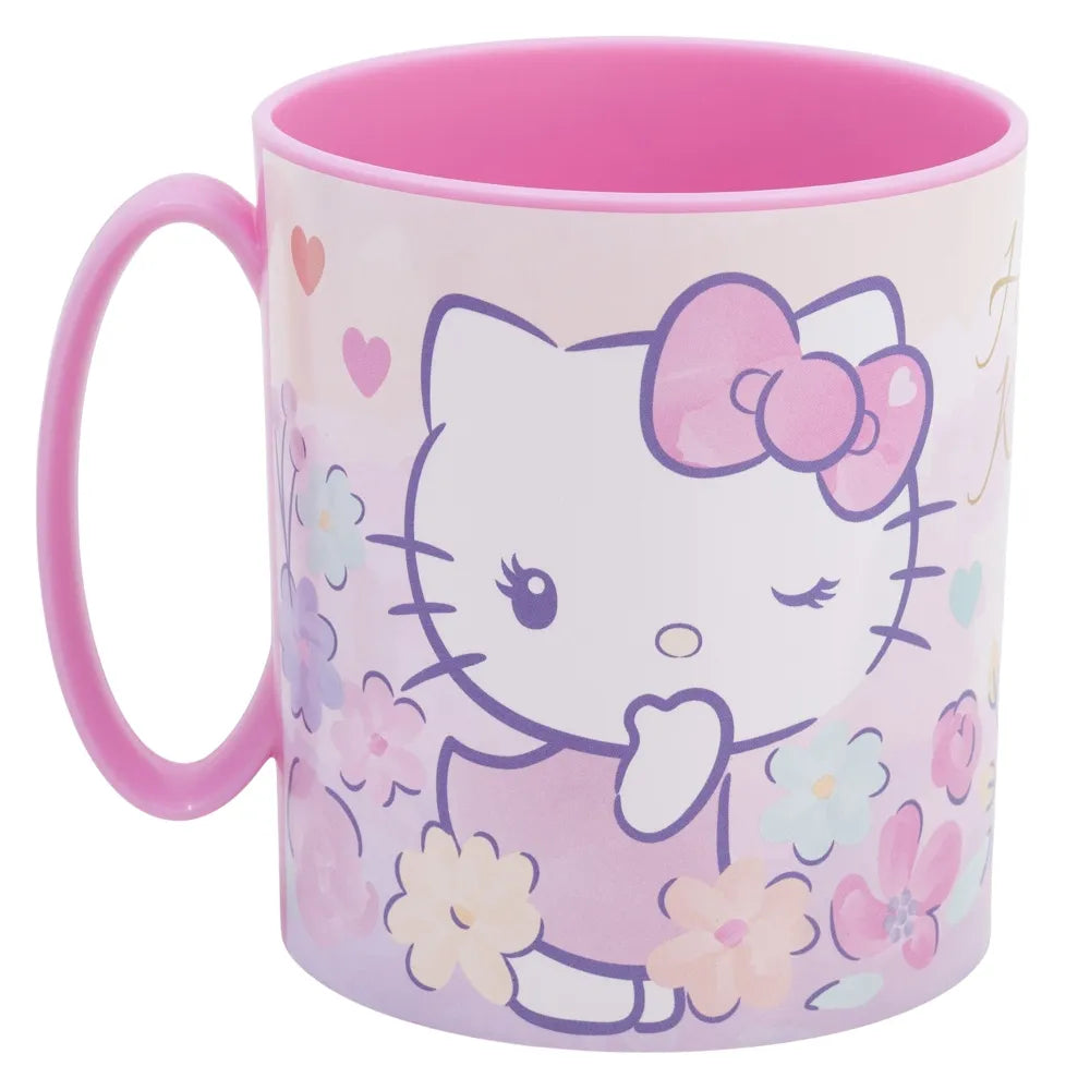 Hello Kitty 2 tlg. Lunch Set Brotdose mit 3 Kammern Trinkbecher 350 ml - WS-Trend.de