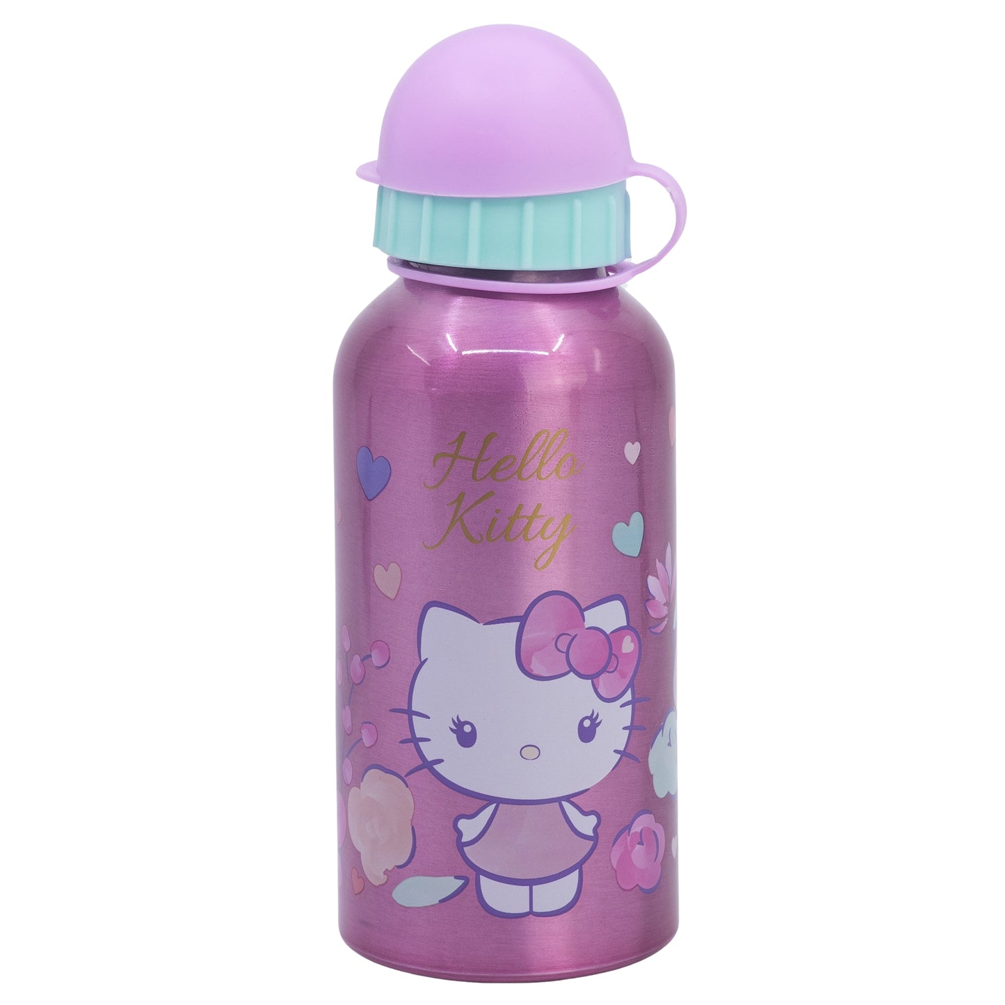 Hello Kitty 2 tlg. Lunch Set 3 Kammer Brotdose Alu Trinkflasche 400 ml