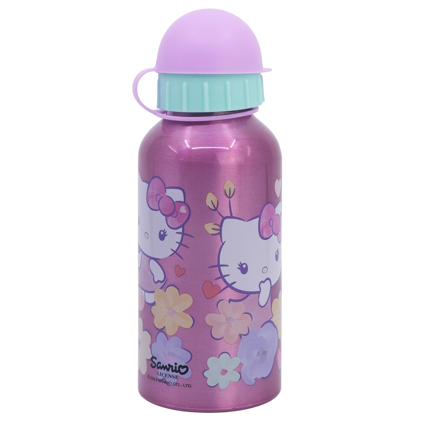 Hello Kitty 2 tlg. Lunch Set 3 Kammer Brotdose Alu Trinkflasche 400 ml