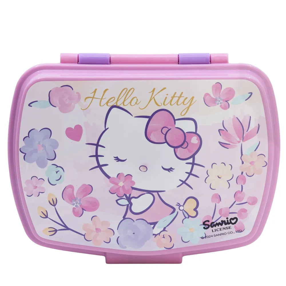 Hello Kitty 2 tlg. Lunch Set Brotdose mit 3 Kammern und 1 Kammer - WS-Trend.de