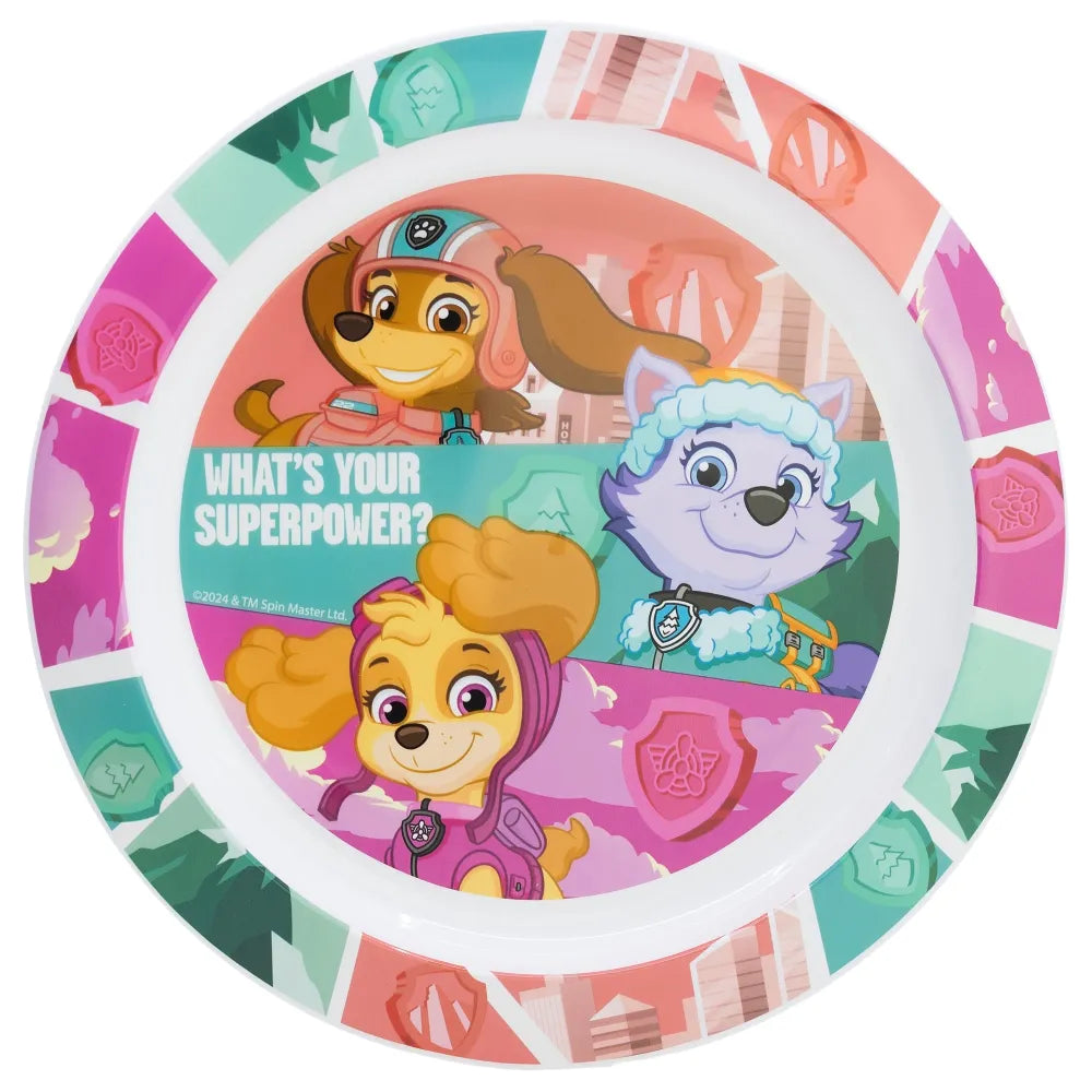 Paw Patrol Skye Liberty Kinder Geschirr-Set 3 teilig Becher Teller Schüssel - WS-Trend.de