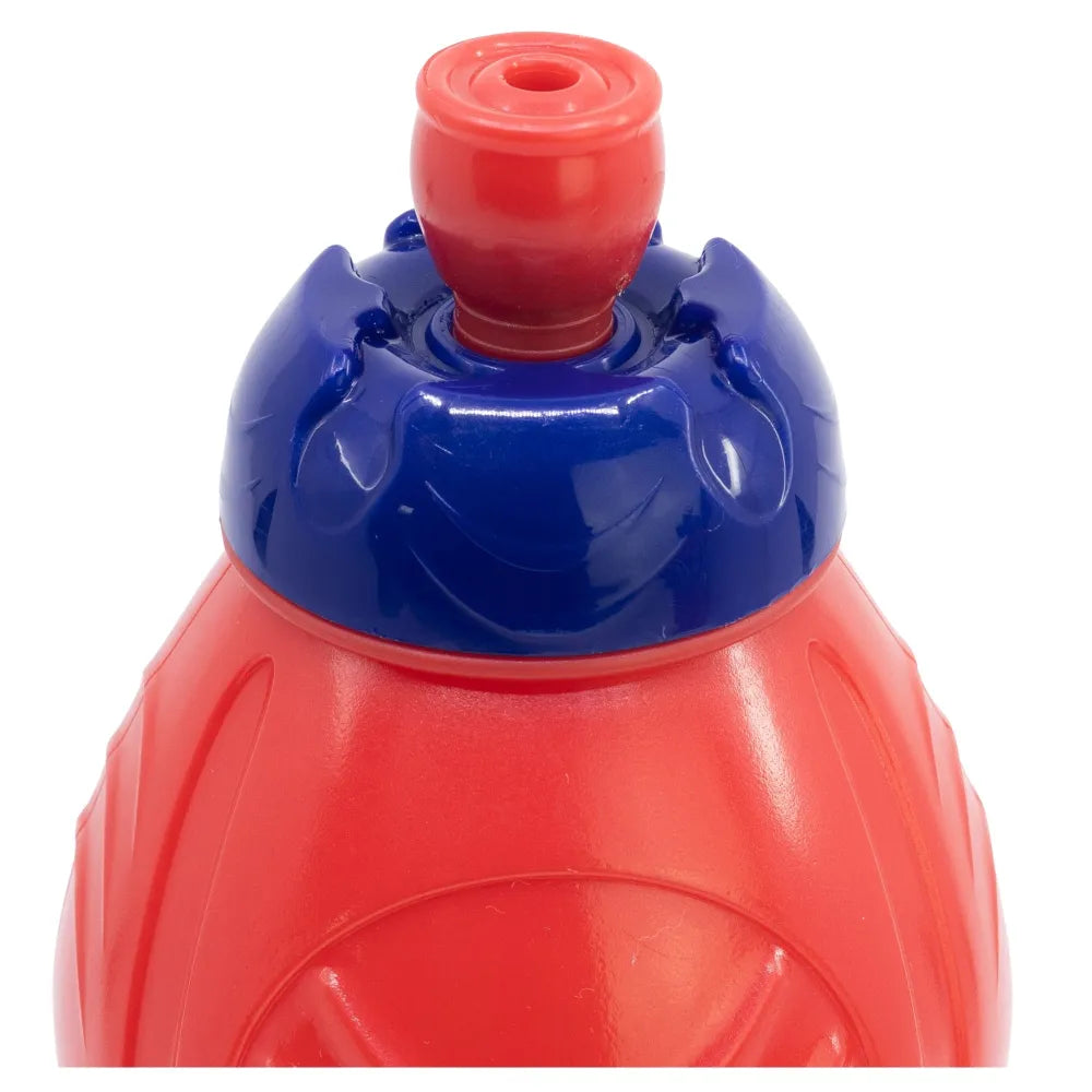 Marvel Spiderman 4 teiliges Kinder Set Brotdose Trinkflasche 400 ml Besteck - WS-Trend.de