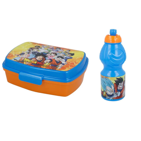 Anime Dragonball 2-teiliges Lunch Set - Brotdose - Trinkflasche - WS-Trend.de 2 teiliges Kinder