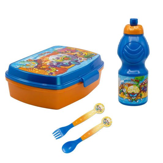 Super Zings Rivals of Kaboom 4 teiliges Set - Brotdose - Trinkflasche Besteck - WS-Trend.de