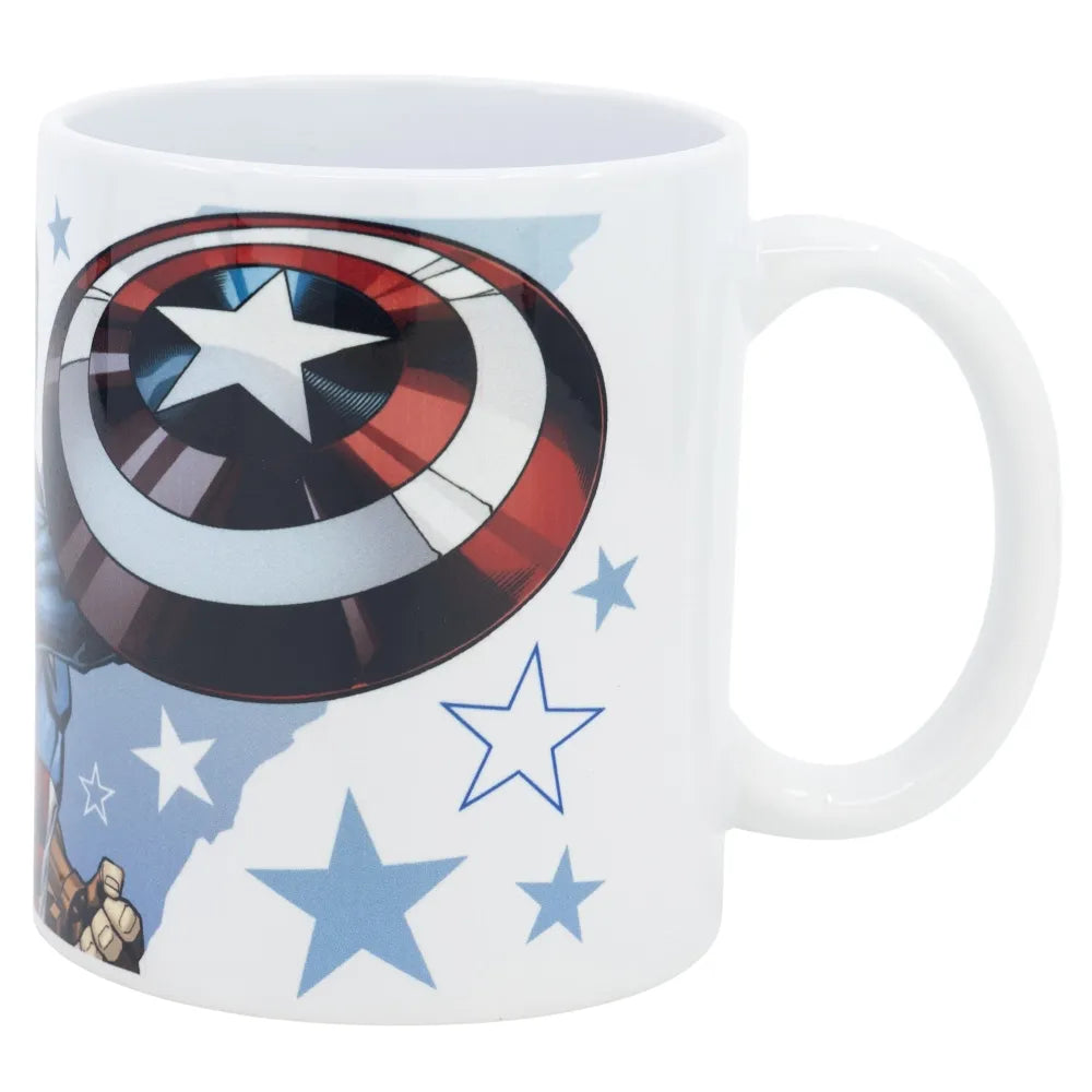 Marvel Avengers Captain America Kaffeetasse Teetasse Tasse Geschenkidee 330 ml - WS-Trend.de