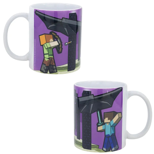 Minecraft Gamer Steve Alex Enderdrache Kaffeetasse Teetasse Tasse 330 ml - WS-Trend.de