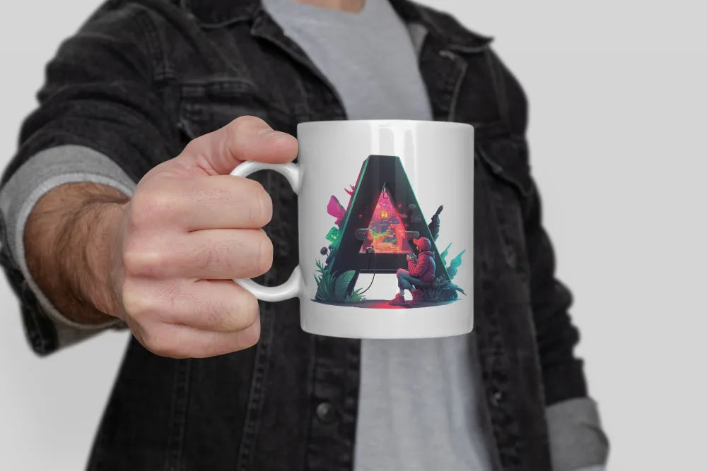 Name A bis Z Gamer Spieler Zocker Kaffeetasse Teetasse Tasse Geschenkidee - WS-Trend.de