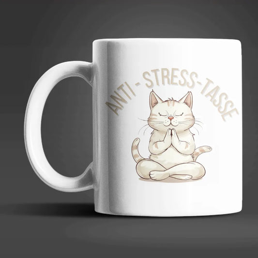 Katze Anti Stress Keramik Kaffeetasse Teetasse Tasse Geschenke - WS-Trend.de