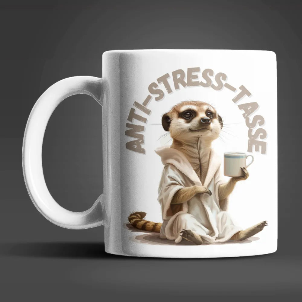 Erdmännchen Anti Stress Keramik Kaffeetasse Teetasse Tasse Geschenke - WS-Trend.de