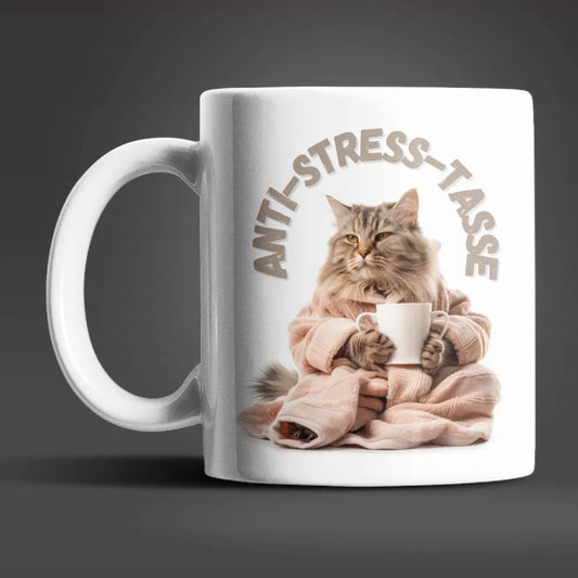 Katze Anti Stress Keramik Kaffeetasse Teetasse Tasse Geschenke - WS-Trend.de