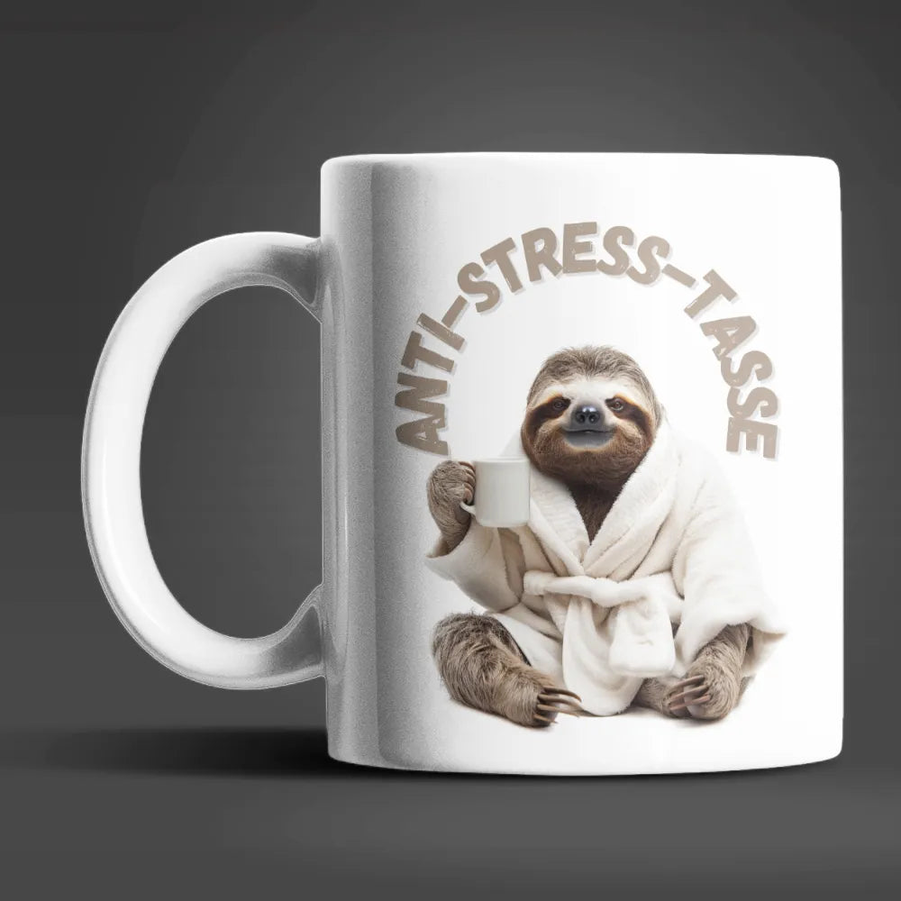 Faultier Anti Stress Keramik Kaffeetasse Teetasse Tasse Geschenke - WS-Trend.de