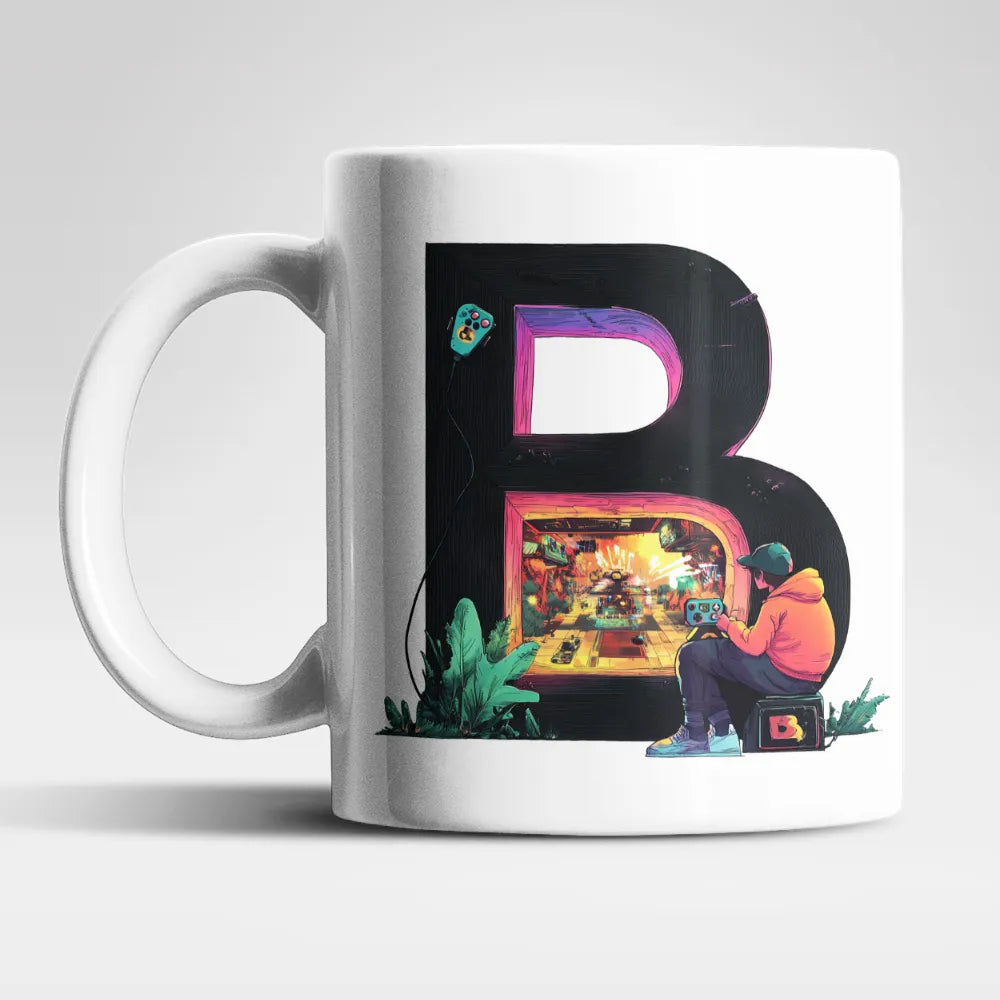 Name A bis Z Gamer Spieler Zocker Kaffeetasse Teetasse Tasse Geschenkidee - WS-Trend.de