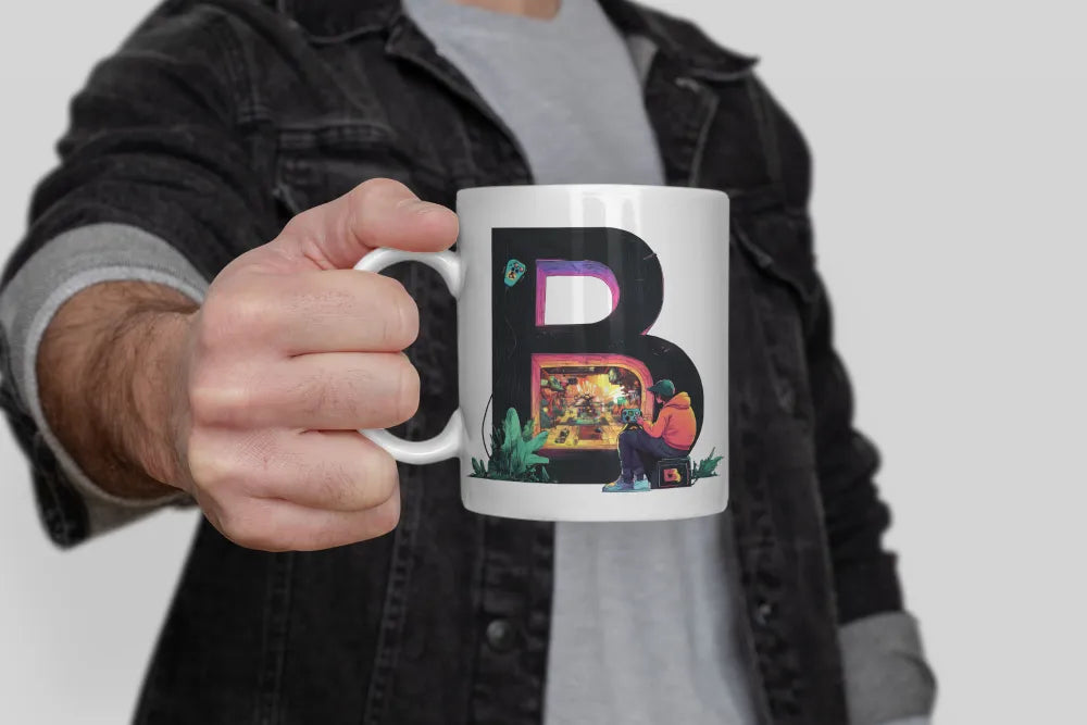 Name A bis Z Gamer Spieler Zocker Kaffeetasse Teetasse Tasse Geschenkidee - WS-Trend.de