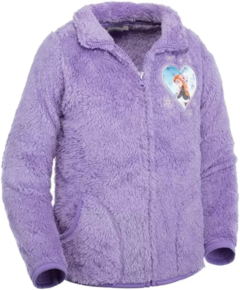 Disney Die Eiskönigin Elsa Anna Kinder Fleece Jacke Langfloor - WS-Trend.de Mädchen 98-116