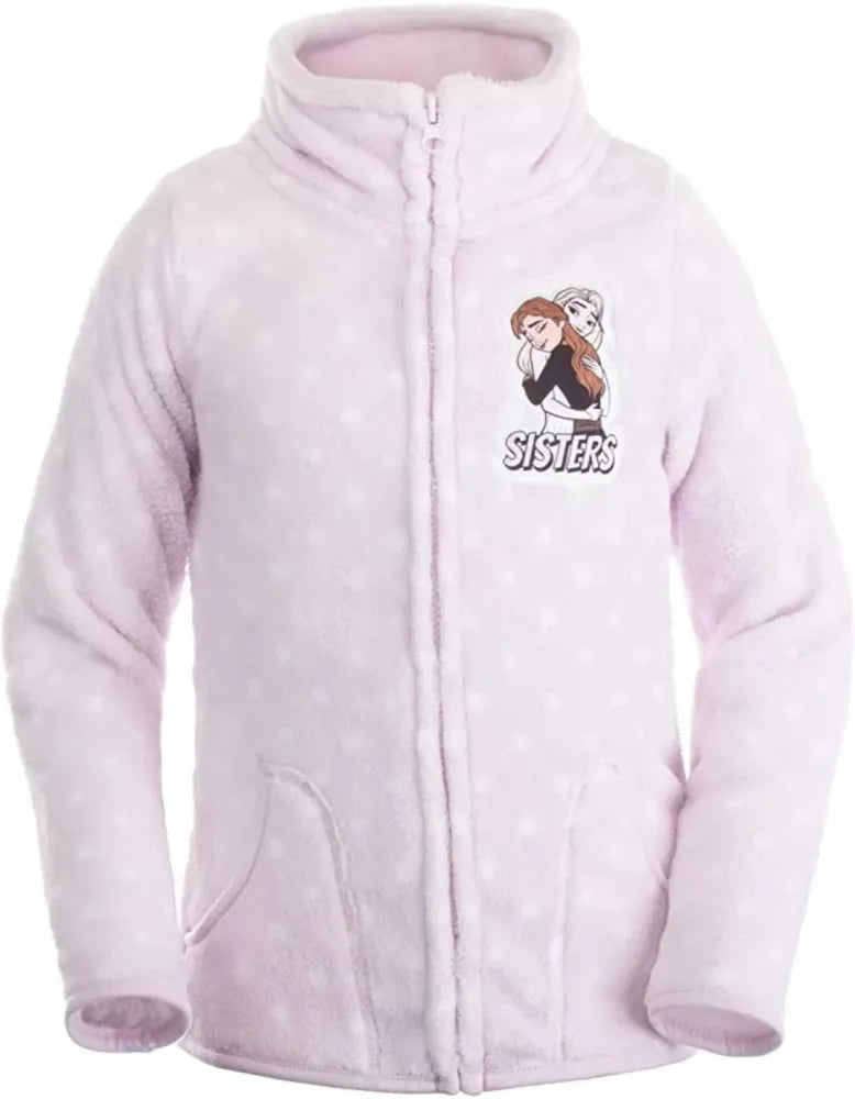 Disney Die Eiskönigin Elsa Anna Kinder Fleece Jacke Langfloor - WS-Trend.de Mädchen 98-116