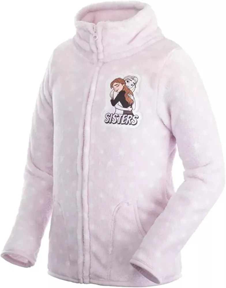 Disney Die Eiskönigin Elsa Anna Kinder Fleece Jacke Langfloor - WS-Trend.de Mädchen 98-116