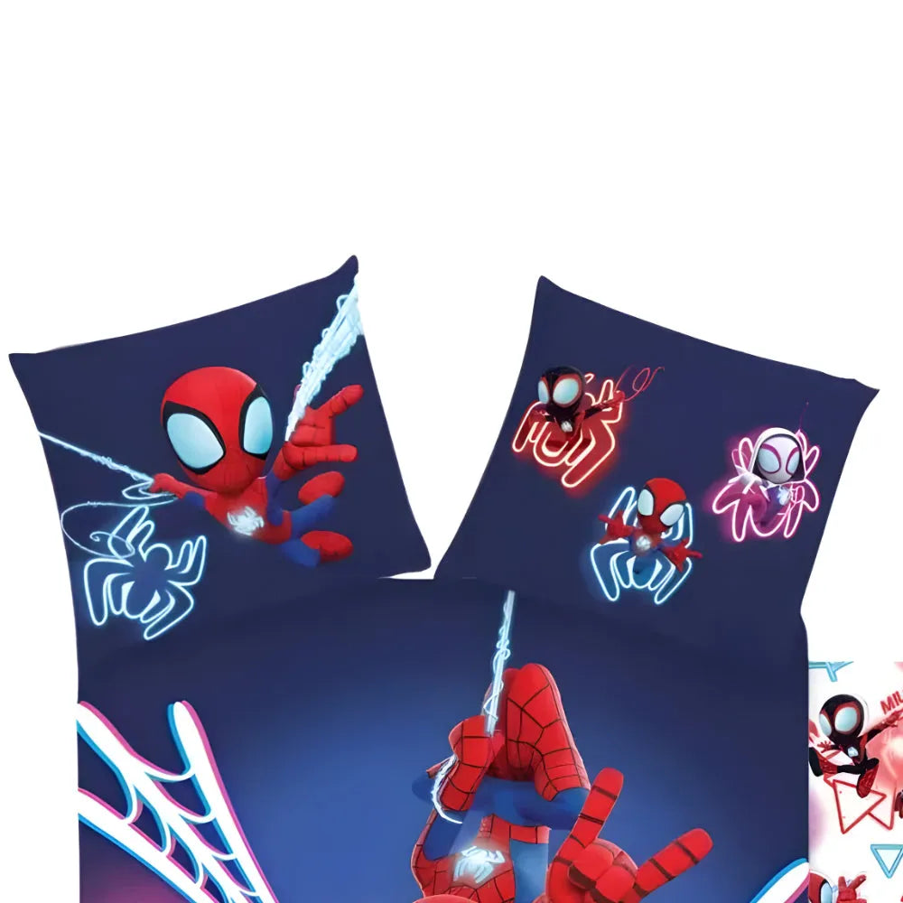 Marvel Spidey Spiderman Baby Bettwäsche 2tlg Set 100x135 40x60 cm 100% Baumwolle - WS-Trend.de