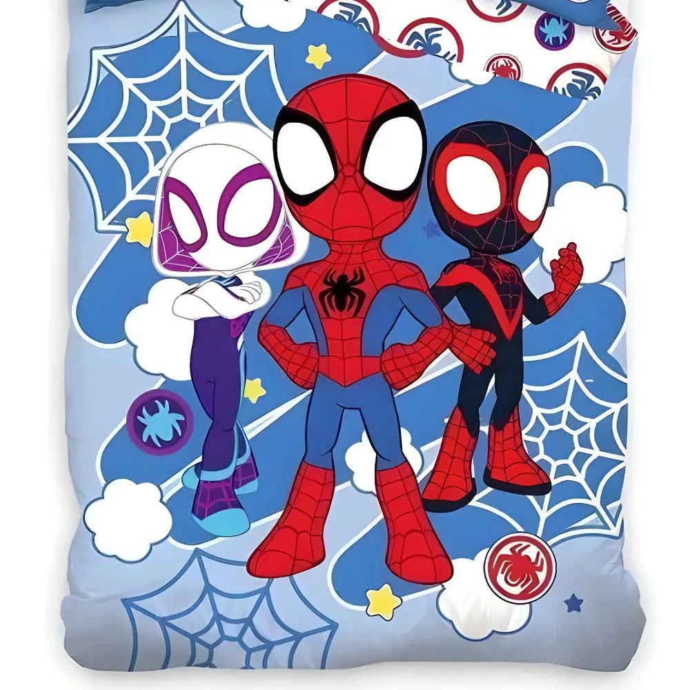 Marvel Spidey Spiderman Baby Bettwäsche 2tlg Set 100x135 40x60 cm 100% Baumwolle - WS-Trend.de