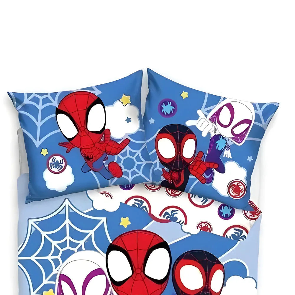 Marvel Spidey Spiderman Baby Bettwäsche 2tlg Set 100x135 40x60 cm 100% Baumwolle - WS-Trend.de