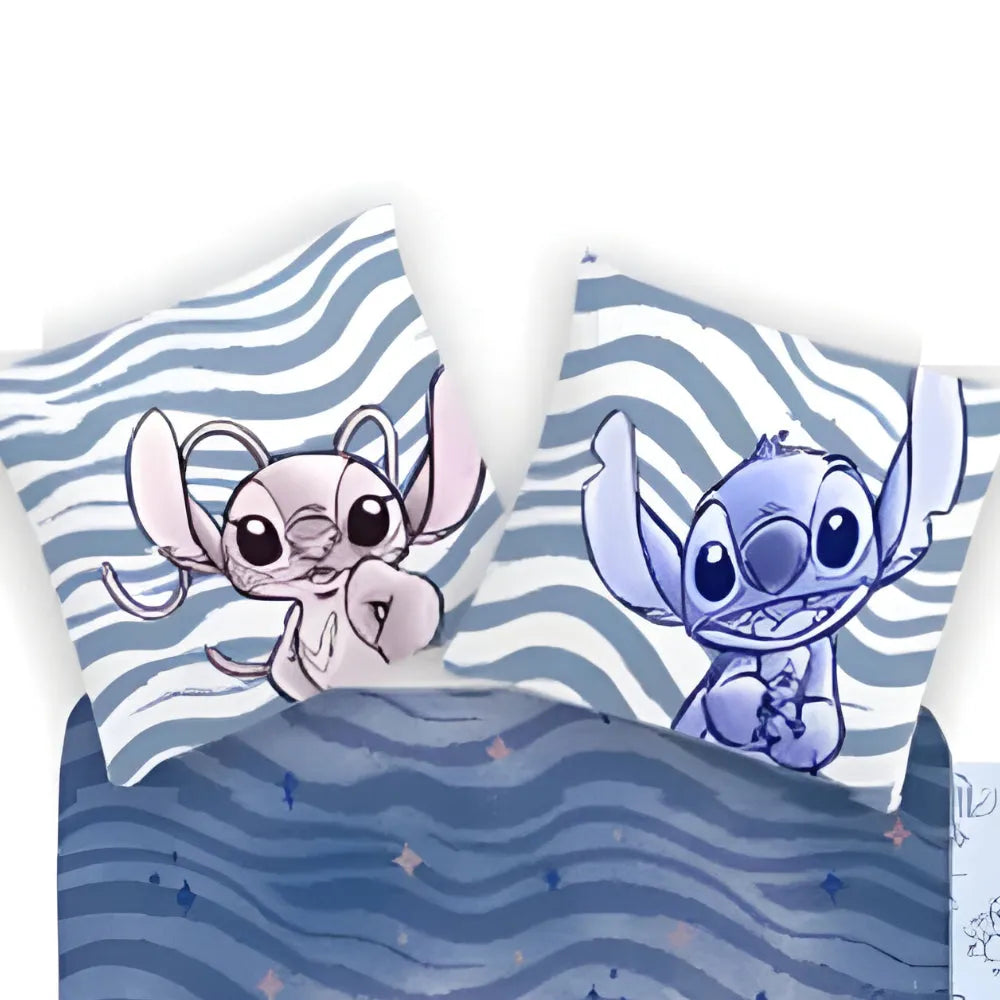 Disney Lilo und Stitch Baby Bettwäsche 2tlg Set 100x135 40x60 cm 100% Baumwolle - WS-Trend.de