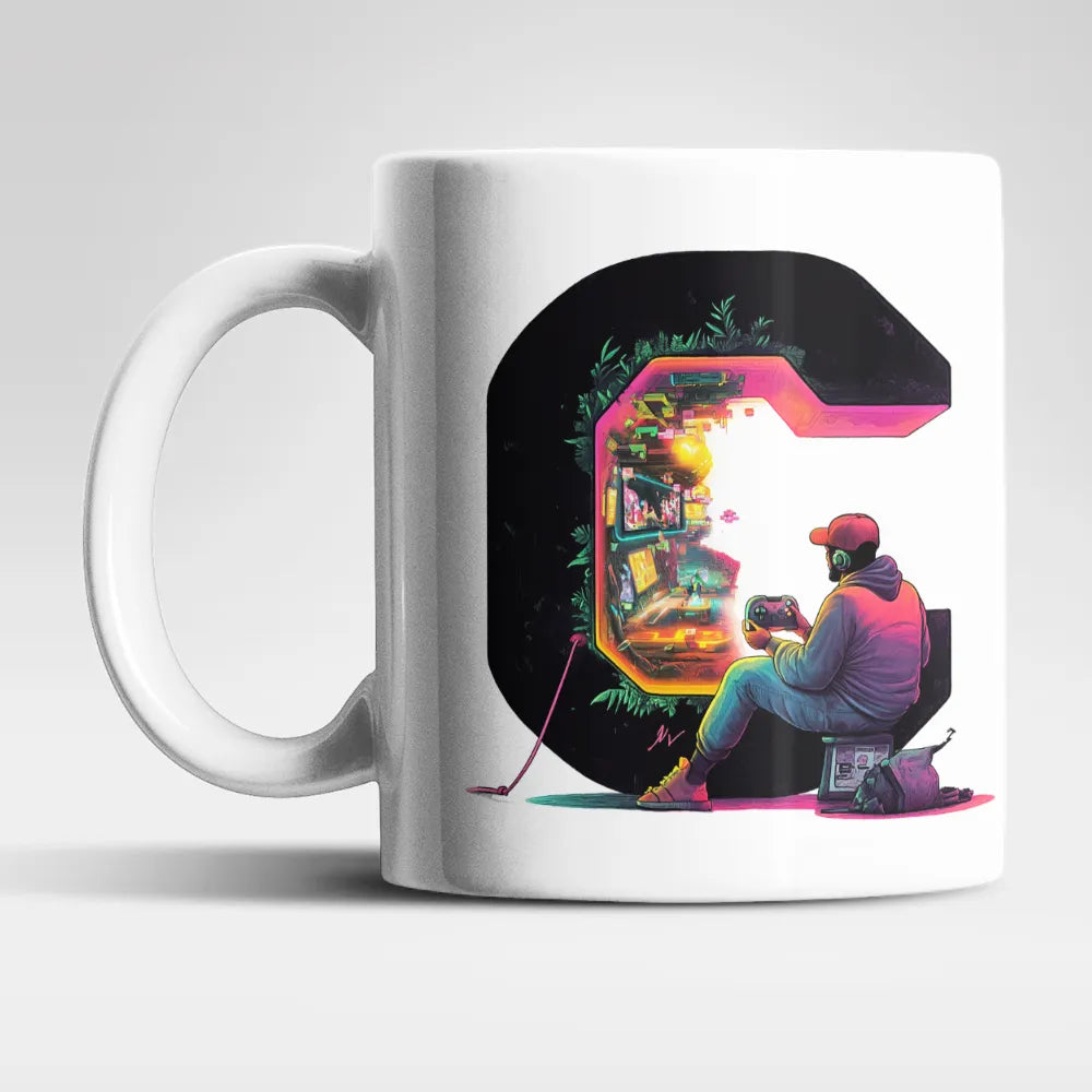 Name A bis Z Gamer Spieler Zocker Kaffeetasse Teetasse Tasse Geschenkidee - WS-Trend.de