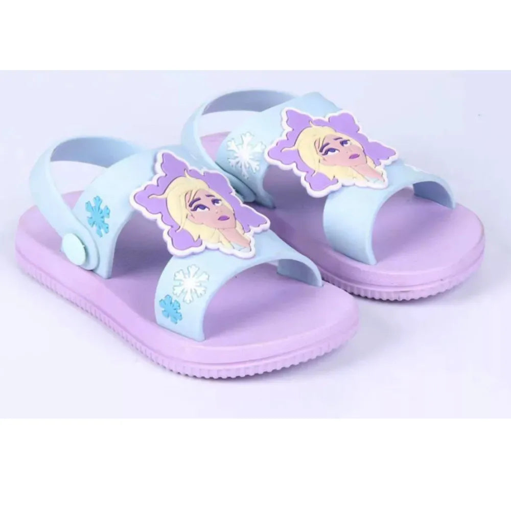 Disney Die Eiskönigin Elsa Kinder Mädchen Sandalen - WS-Trend.de Klettsandale Badeschuhe