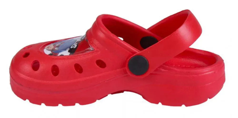 Miraculous Ladybug Kinder Clogs Sandalen Badeschuhe - WS-Trend.de Latschen 26-33 Rot