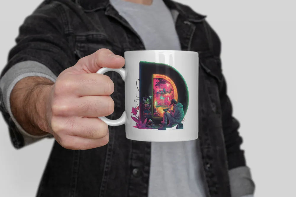 Name A bis Z Gamer Spieler Zocker Kaffeetasse Teetasse Tasse Geschenkidee - WS-Trend.de