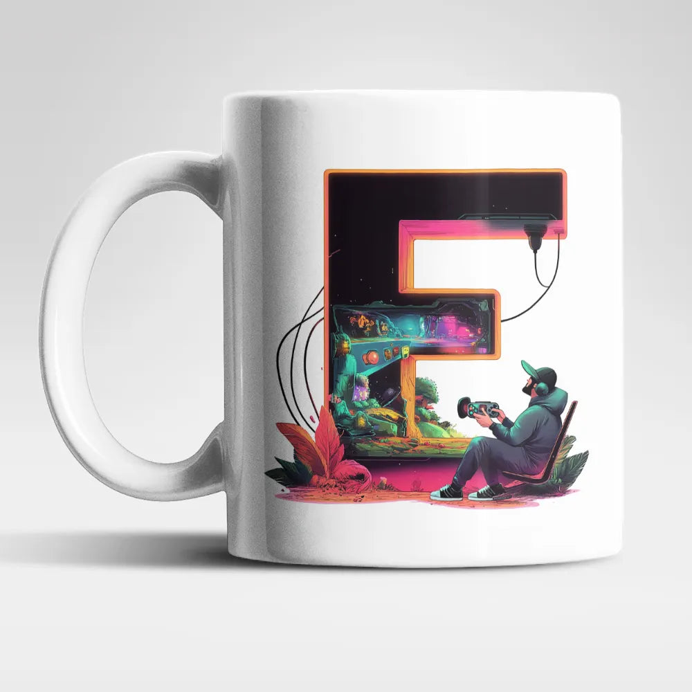 Name A bis Z Gamer Spieler Zocker Kaffeetasse Teetasse Tasse Geschenkidee - WS-Trend.de