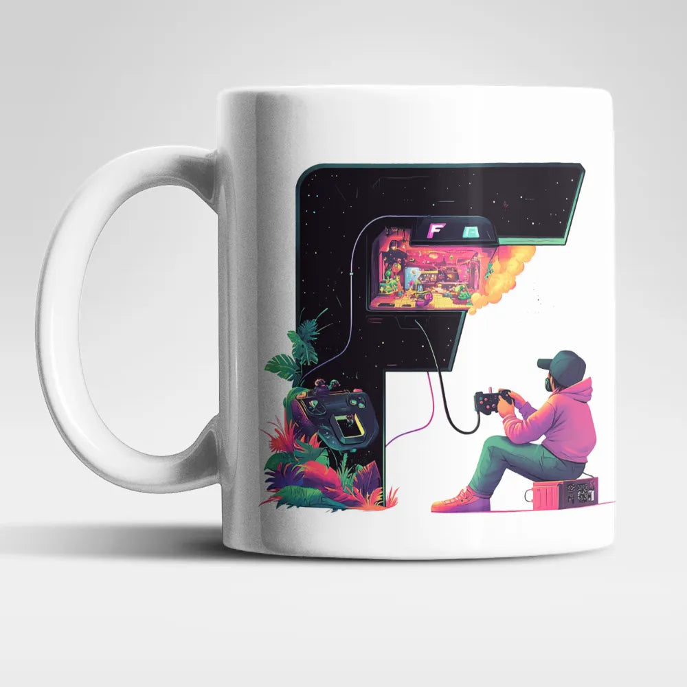 Name A bis Z Gamer Spieler Zocker Kaffeetasse Teetasse Tasse Geschenkidee - WS-Trend.de