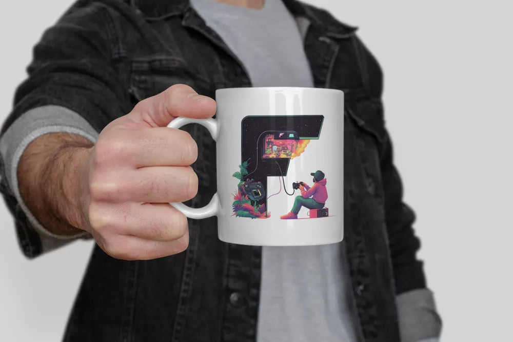 Name A bis Z Gamer Spieler Zocker Kaffeetasse Teetasse Tasse Geschenkidee - WS-Trend.de