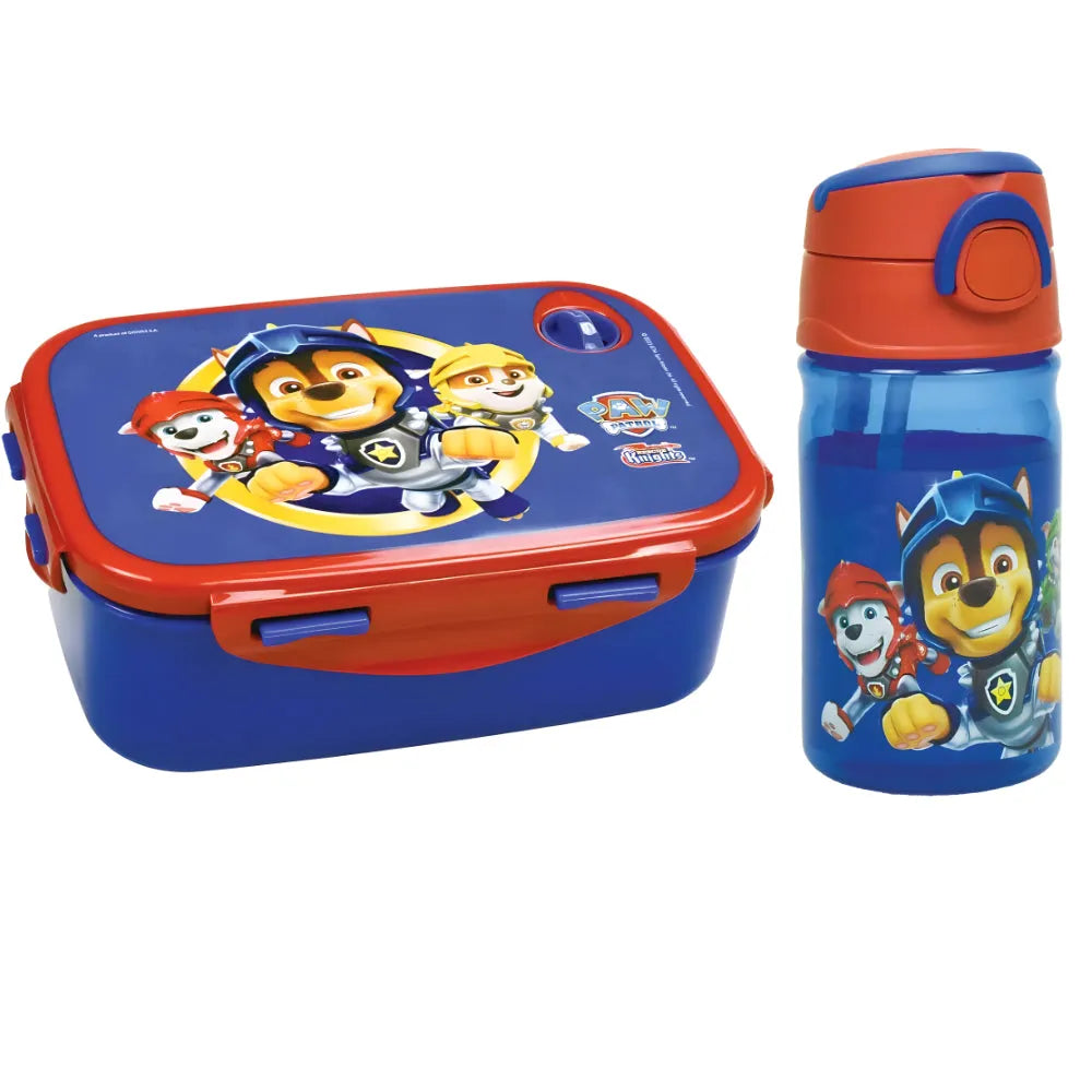 Paw Patrol Chase Marshall 2 tlg Kinder Set Brotdose Trinkflasche Flasche 350 ml - WS-Trend.de