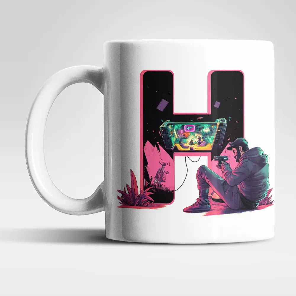 Name A bis Z Gamer Spieler Zocker Kaffeetasse Teetasse Tasse Geschenkidee - WS-Trend.de