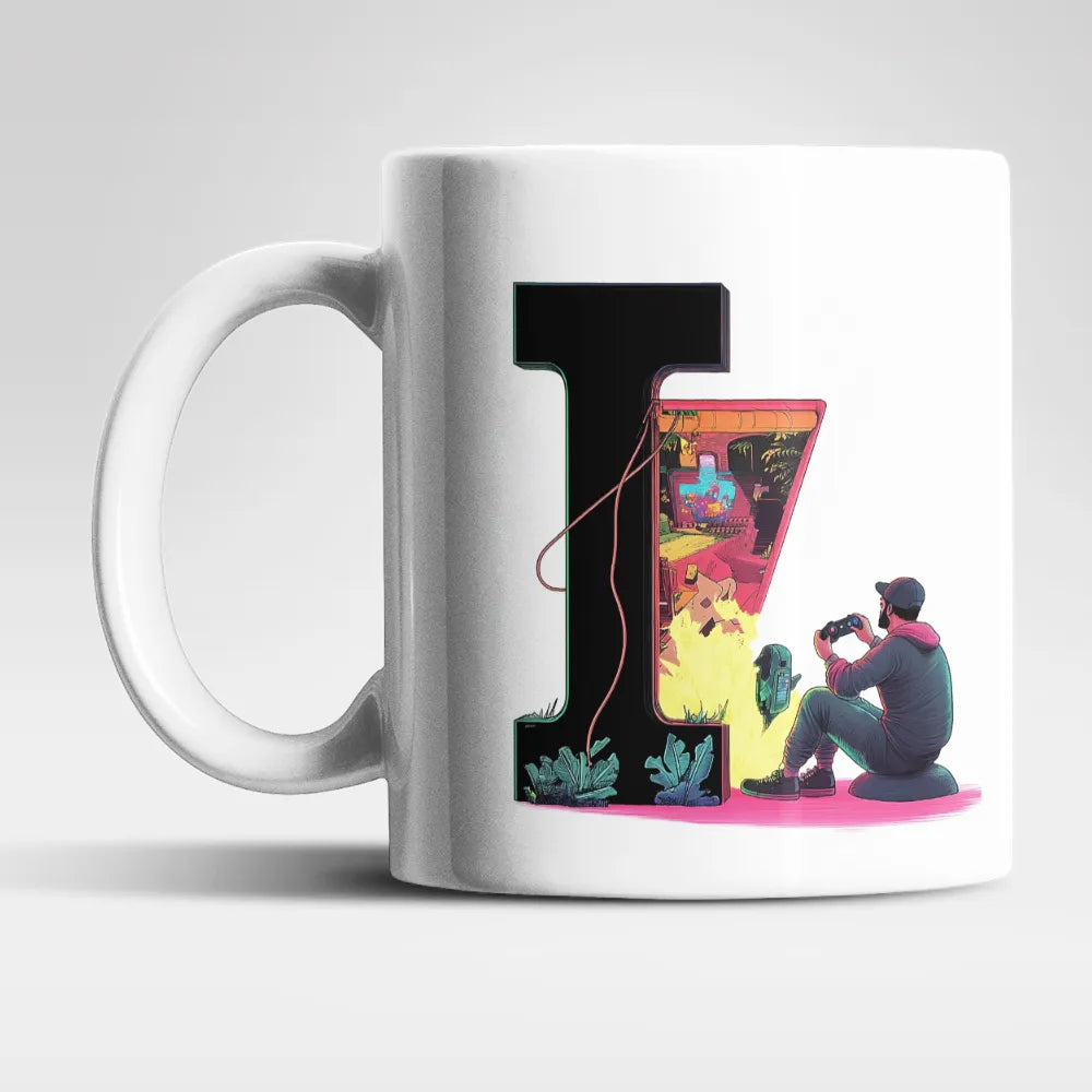 Name A bis Z Gamer Spieler Zocker Kaffeetasse Teetasse Tasse Geschenkidee - WS-Trend.de