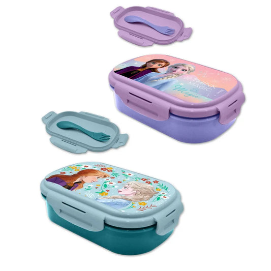 Disney Die Eiskönigin Anna Elsa 2 tlg Kinder Set Brotdose plus Göffel - WS-Trend.de