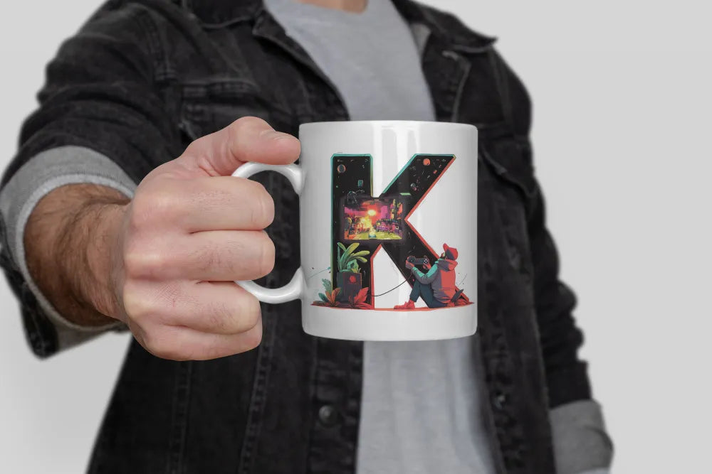 Name A bis Z Gamer Spieler Zocker Kaffeetasse Teetasse Tasse Geschenkidee - WS-Trend.de