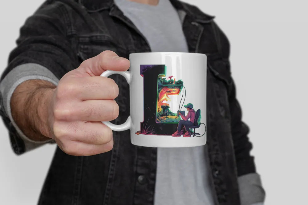 Name A bis Z Gamer Spieler Zocker Kaffeetasse Teetasse Tasse Geschenkidee - WS-Trend.de