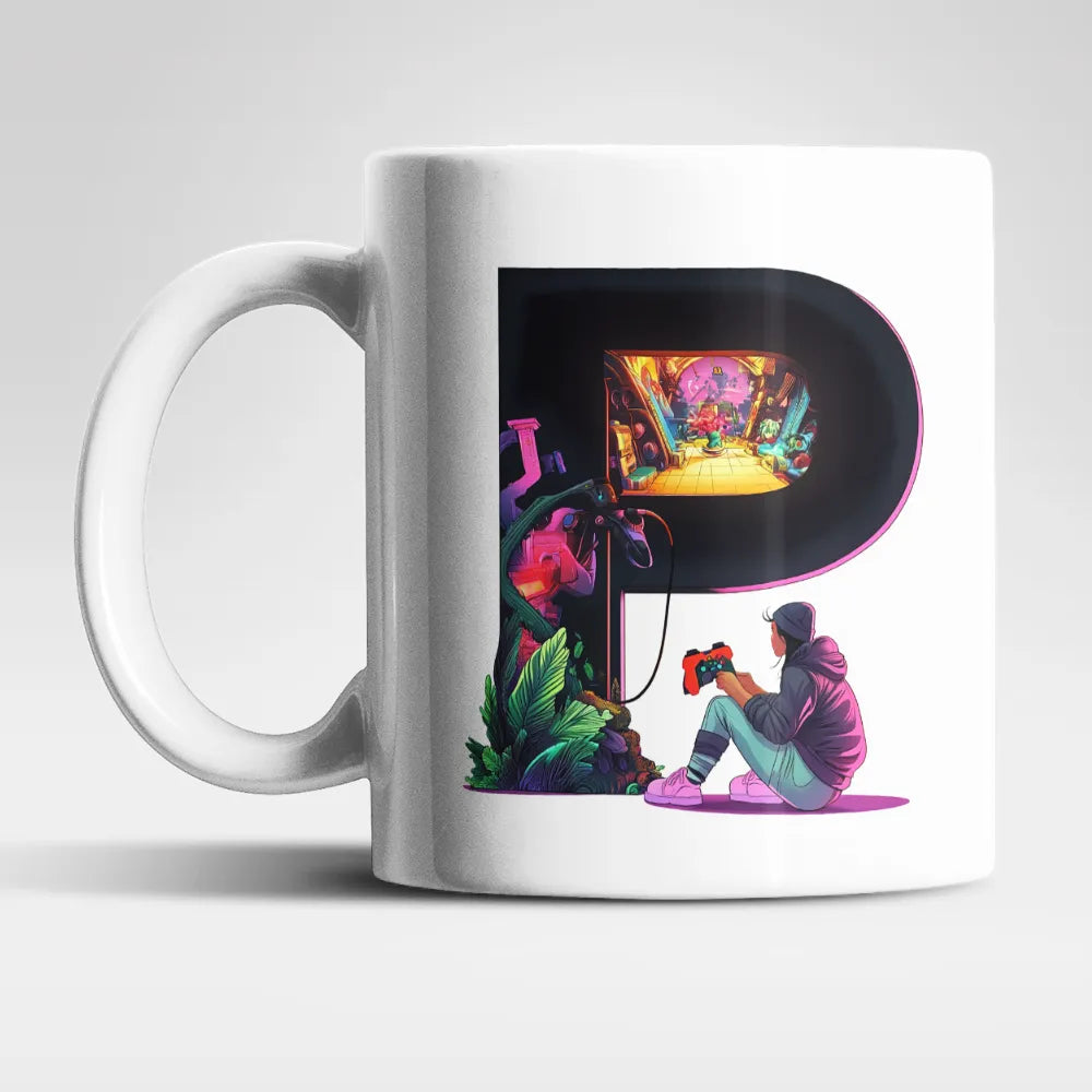 Name A bis Z Gamer Spieler Zocker Kaffeetasse Teetasse Tasse Geschenkidee - WS-Trend.de