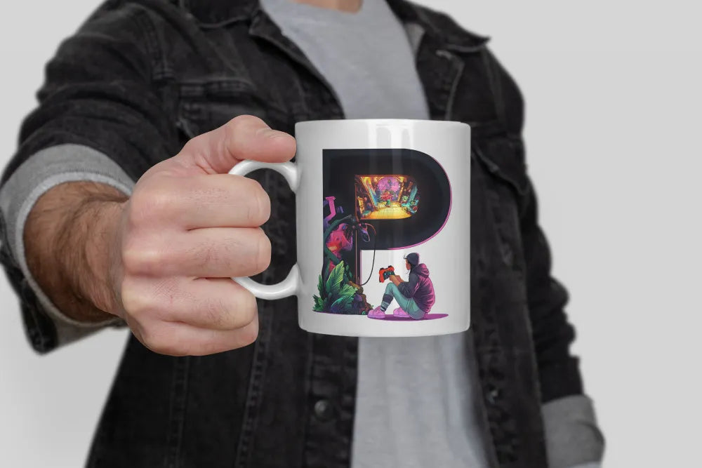 Name A bis Z Gamer Spieler Zocker Kaffeetasse Teetasse Tasse Geschenkidee - WS-Trend.de