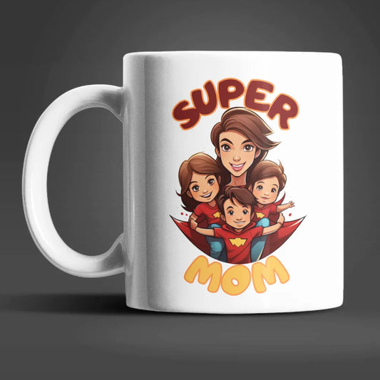 Super MOM Kaffeetasse Teetasse Tasse Geschenkidee Geschenk - WS-Trend.de