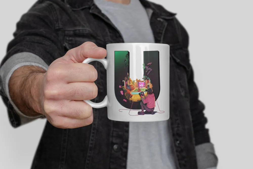 Name A bis Z Gamer Spieler Zocker Kaffeetasse Teetasse Tasse Geschenkidee - WS-Trend.de