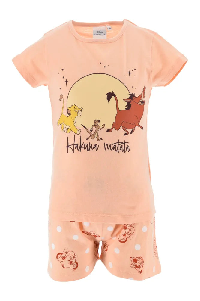 König der Löwen Simba Kinder kurzarm Schlafanzug Pyjama - WS-Trend.de 98 -128 Baumwolle