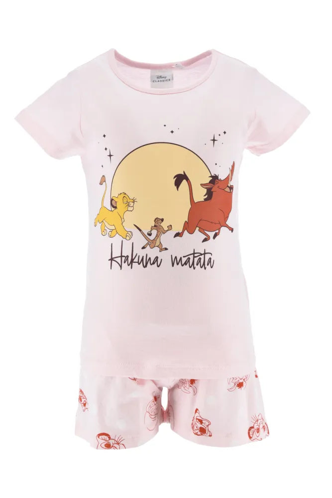 König der Löwen Simba Kinder kurzarm Schlafanzug Pyjama - WS-Trend.de 98 -128 Baumwolle