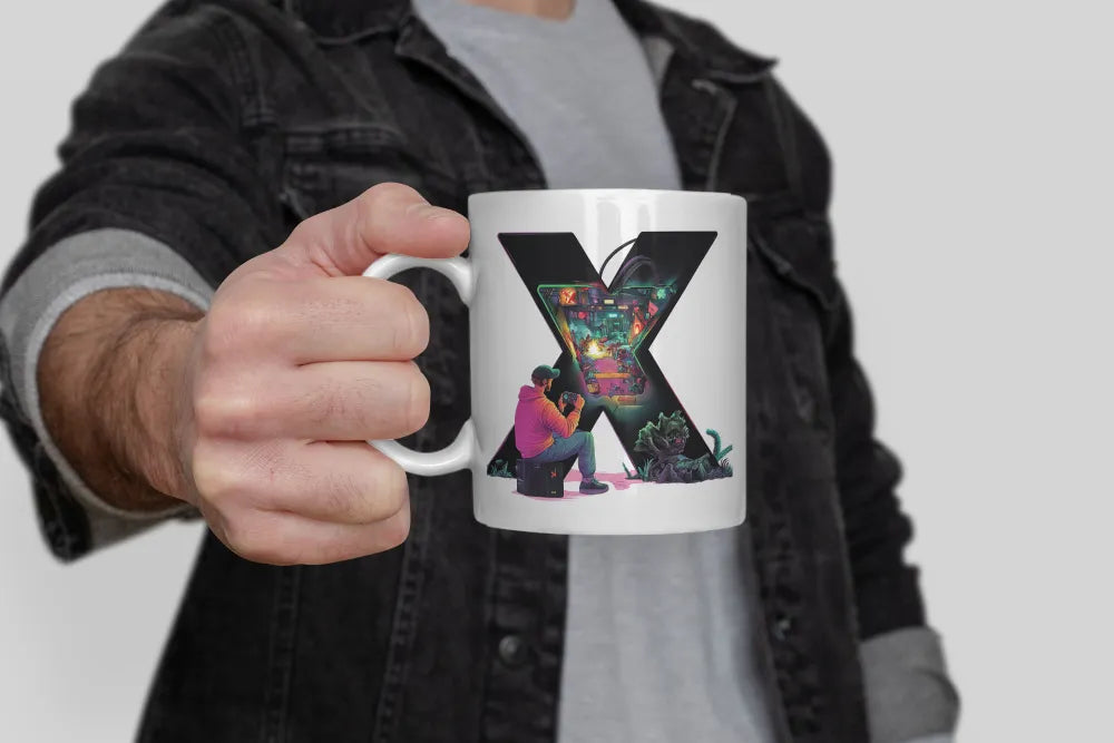 Name A bis Z Gamer Spieler Zocker Kaffeetasse Teetasse Tasse Geschenkidee - WS-Trend.de