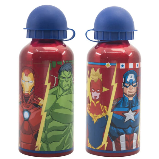 Marvel Avengers Kinder Alu Wasserflasche Trinkflasche Flasche 400 ml - WS-Trend.de