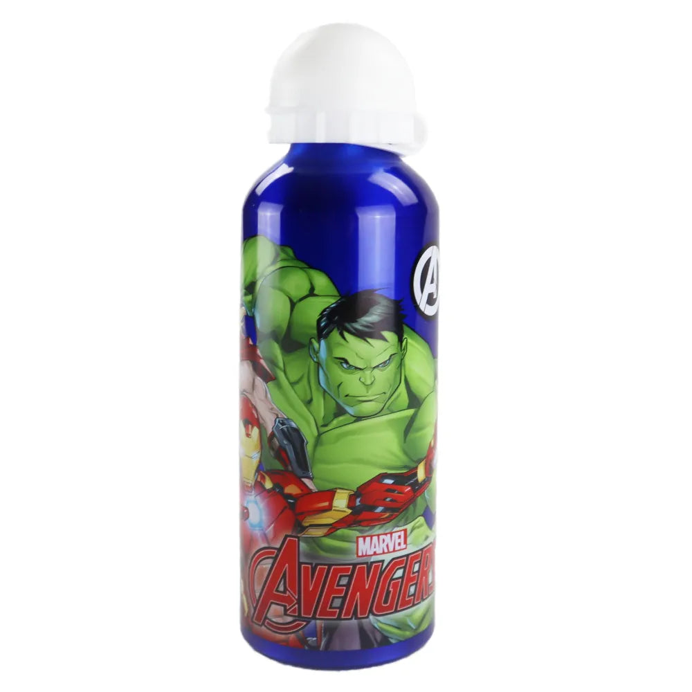 Marvel Avengers Aluminium Wasserflasche Trinkflasche Flasche 500 ml - WS-Trend.de Sport