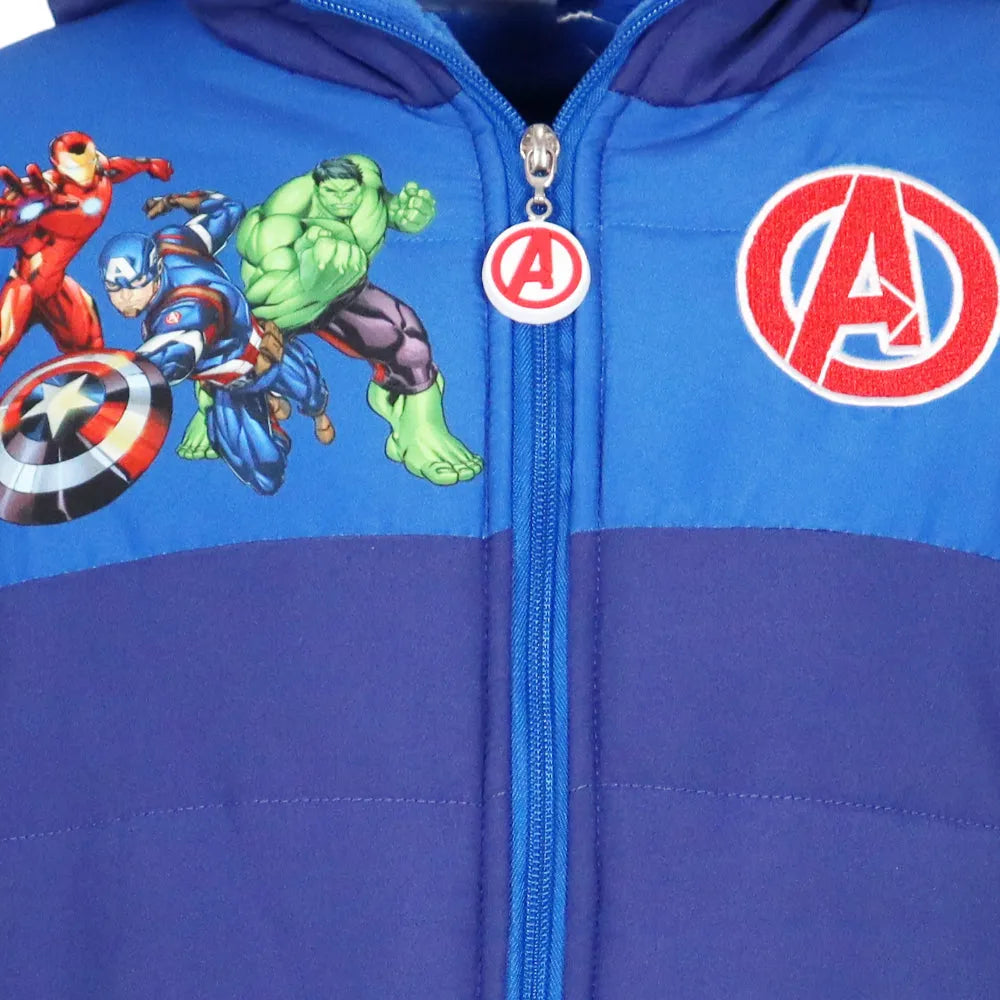 Marvel Avengers Kinder Jungen Winterjacke Jacke mit Kapuze - WS-Trend.de Gr. 98 bis 128